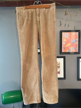 Norse Projects Men's Tan Corduroy Trousers